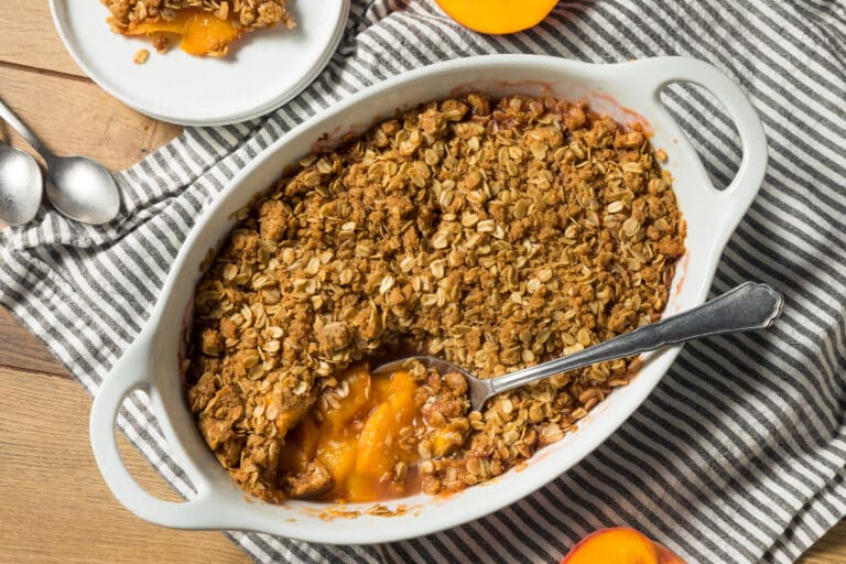 Stovetop Peach Crisp