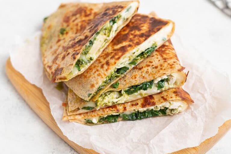 Pesto Chicken Quesadillas
